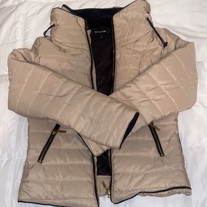 Mara Tan Puffer Jacket. Size Medium